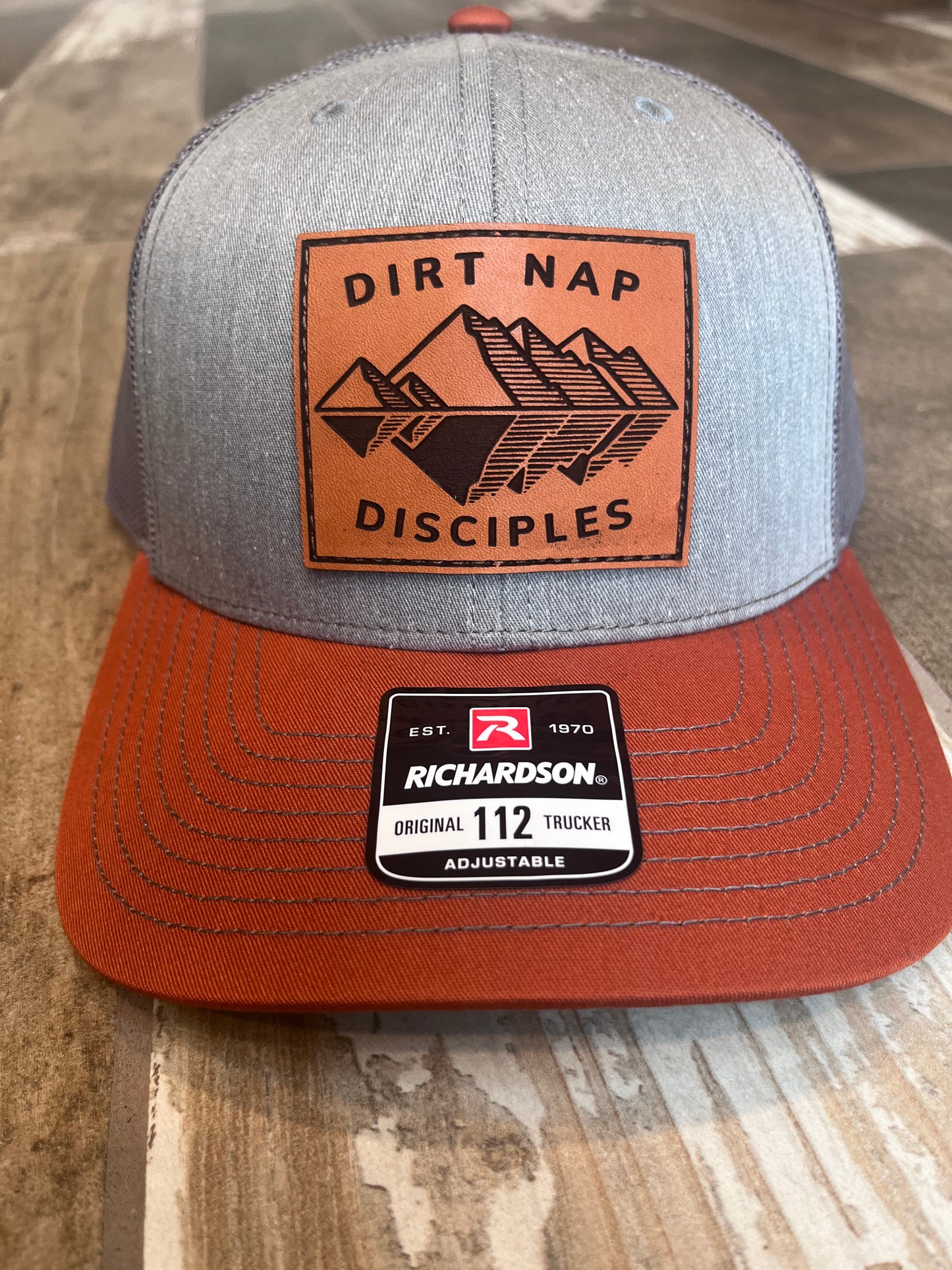 Mountain Leather Patch Hat