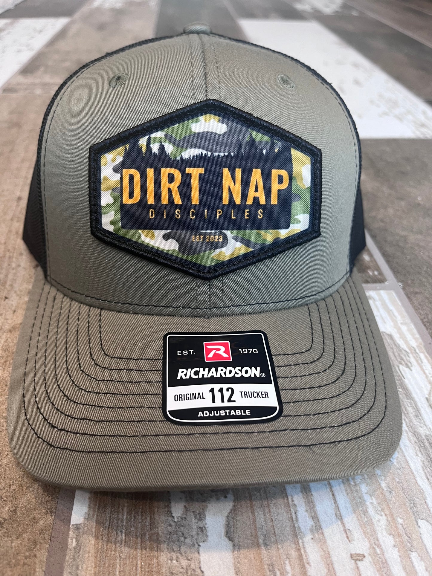 Camo Logo Twill Patch