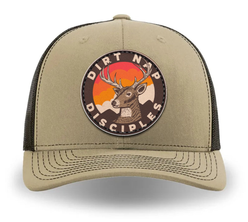 Deer Leather Patch Hat