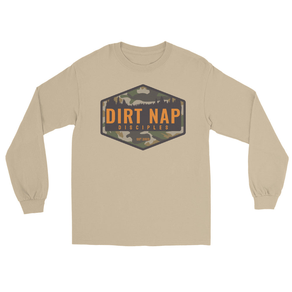 Camo Logo Long Sleeve Shirt