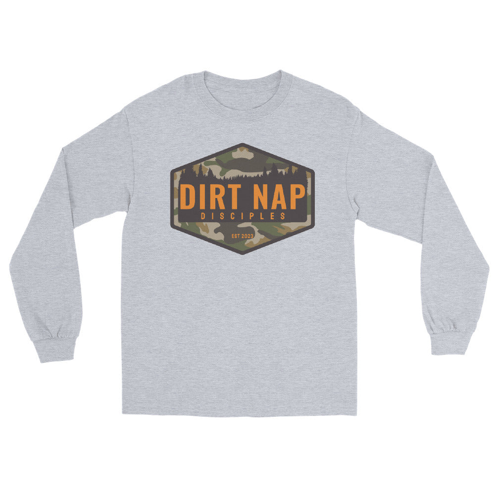 Camo Logo Long Sleeve Shirt